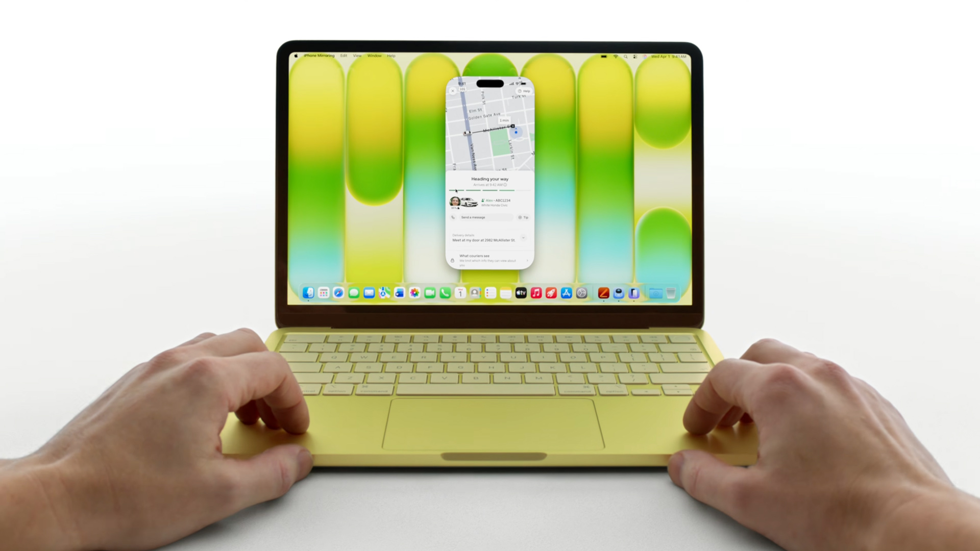 macbook neo with iphone mirroring